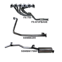 MANTA EXTRACTORS & 2.5"  EXHAUST SYSTEM FITS TOYOTA LANDCRUISER HZJ79R 4.2L 1HZ 1999-2007 (SSMKTY0070)