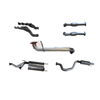 MANTA EXTRACTORS, CATS & 3" CAT BACK EXHAUST SYSTEM WITH CENTRE & REAR MUFFLER FITS TOYOTA LANDCRUISER UZJ100R 1998-2007 (SSMKTY0077)