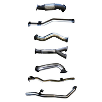 MANTA 3" TWIN STAINLESS STEEL TURBO BACK EXHAUST SYSTEM NO CAT/WITH HOTDOG FITS TOYOTA LANDCRUISER VDJ79R 4.5L V8 DUAL CAB 2012-2016 (SSMKTY0097)