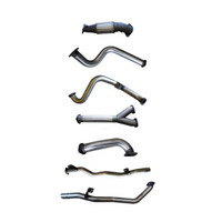 MANTA 3" TWIN STAINLESS STEEL TURBO BACK EXHAUST SYSTEM WITH CAT/PIPE ONLY FITS TOYOTA LANDCRUISER VDJ79R 4.5L V8 SINGLE CAB 2007-2016 (SSMKTY0118)