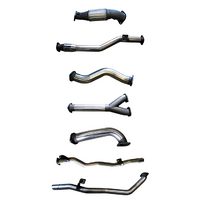 MANTA 3" TWIN TURBO BACK EXHAUST SYSTEM WITH CAT/NO MUFFLER FITS TOYOTA LANDCRUISER VDJ79R 4.5L V8 DUAL CAB 2012-2016 (SSMKTY0120)