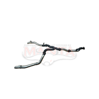 MANTA TWIN 4" STAINLESS STEEL DPF BACK EXHAUST SYSTEM FITS TOYOTA LANDCRUISER VDJ79R 4.5L V8 2016-2025 - PIPE ONLY (SSMKTY0220)