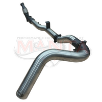 MANTA 4" TURBO BACK SIDE-EXIT EXHAUST SYSTEM WITH CAT FITS TOYOTA LANDCRUISER VDJ79R 4.5L V8 SINGLE CAB 2016-2025 (SSMKTY0388)