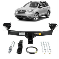 TAG HEAVY DUTY TOWBAR & WIRING KIT (1500KG) FITS SUBARU FORESTER SJ 1/2012-12/2018 (T4S601-K201)