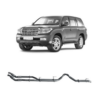 REDBACK 3" TURBO BACK CAT/PIPE ONLY EXHAUST SYSTEM FITS TOYOTA LANDCRUISER VDJ200R 2007-2015 (TLX45900-CP)
