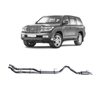 REDBACK 3" TURBO BACK CAT/1 MUFFLER EXHAUST SYSTEM FITS TOYOTA LANDCRUISER VDJ200R 2007-2015 (TLX45900-CR)