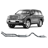 REDBACK 3" TURBO BACK NO CAT/2 MUFFLER EXHAUST SYSTEM FITS TOYOTA LANDCRUISER VDJ200R 2007-2015 (TLX45900-P2)