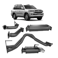 REDBACK 3" DPF BACK WITH 2 MUFFLERS EXHAUST SYSTEM FITS TOYOTA LANDCRUISER VDJ200R 2015-2021 (TLX49800-PM)