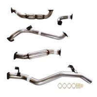 PERFORM-EX 3" STAINLESS STEEL CAT/HOTDOG TURBO BACK EXHAUST SYSTEM FITS TOYOTA LANDCRUISER VDJ79R SINGLE CAB 2007-2016