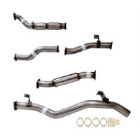 PERFORM-EX 3" TURBO BACK EXHAUST WITH CAT/HOTDOG FITS TOYOTA LANDCRUISER VDJ79R 2012-2016 DUAL CAB
