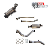 PERFORM-EX 3" STAINLESS STEEL TURBO BACK EXHAUST SYSTEM WITH DPF DUMMY FITS TOYOTA HILUX GUN126R 2.8L 4CYL 2015-ON - MUFFLER