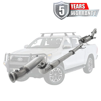 PERFORM-EX 3" TURBO BACK STAINLESS STEEL WITH MUFFLER EXHAUST SYSTEM FITS TOYOTA HILUX GUN126R 2.8L 4CYL 2015-ON