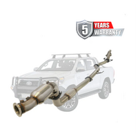 PERFORM-EX 3" TURBO BACK STAINLESS STEEL CAT/PIPE ONLY EXHAUST SYSTEM FITS TOYOTA HILUX GUN126R 2.8L 4CYL 2015-ON