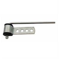 UNIVERSAL EXHAUST SWIVEL BRACKET 4 HOLES 8MM ROD (ZINC PLATED)