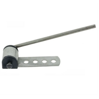 UNIVERSAL EXHAUST SWIVEL BRACKET 4 HOLES 8MM ROD (304 STAINLESS STEEL)