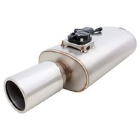 XFORCE VAREX 2.5" OVAL MUFFLER WITH 4" SINGLE TIP (VMK8-250)