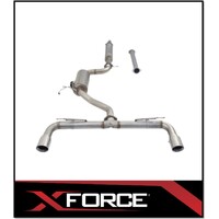 XFORCE 304 STAINLESS STEEL CAT BACK EXHAUST SYSTEM FITS VOLKSWAGEN GOLF GTi MK7 MK7.5 MK8 2013-ON