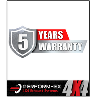 PERFORM-EX 3" STAINLESS STEEL CAT/HOTDOG TURBO BACK EXHAUST SYSTEM FITS FORD RANGER PX 3.2L 5CYL 2016-2022 (DPF DELETE)