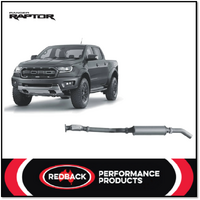 REDBACK 3" 409 STAINLESS STEEL DPF BACK EXHAUST SYSTEM FITS FORD RANGER RAPTOR PX III 2.0L BI-TURBO 10/2018-5/2022