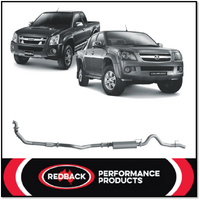 REDBACK 3" 409 STAINLESS STEEL TURBO BACK EXHAUST SYSTEM FITS ISUZU D-MAX TF 3.0L 1/2008-12/2012