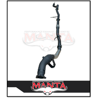 MANTA 3" TURBO BACK EXHAUST SYSTEM WITH CAT/NO MUFFLER FITS MITSUBISHI PAJERO SPORT QE QF QG 2.4L 4N15 4CYL 2015-2024 (MKMI0034)