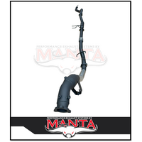 MANTA 3" TURBO BACK EXHAUST SYSTEM WITH CAT/HOTDOG FITS MITSUBISHI PAJERO SPORT QE QF QG 2.4L 4N15 4CYL 2015-2024 (MKMI0035)