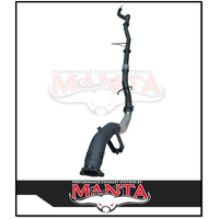 MANTA 3" TURBO BACK EXHAUST SYSTEM WITH NO CAT/NO MUFFLER FITS MITSUBISHI PAJERO SPORT QE QF QG 2.4L 4N15 4CYL 2015-2024 (MKMI0037)