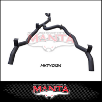 MANTA TWIN 3" DPF BACK EXHAUST SYSTEM FITS TOYOTA LANDCRUISER VDJ79R 4.5L V8 2016-2025 - PIPE ONLY (MKTY0134)
