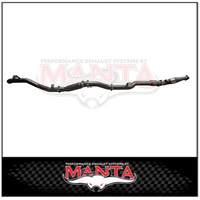 MANTA 4" TURBO BACK EXHAUST SYSTEM FITS TOYOTA LANDCRUISER VDJ79R 4.5L V8 DUAL CAB 2012-2016 - CAT/MUFFLER (MKTY0196)