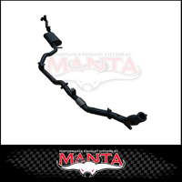 MANTA 3" TURBO BACK EXHAUST SYSTEM (DPF DELETE) FITS TOYOTA LANDCRUISER GDJ79R 2.8L 4CYL 10/2023-ON - CAT/MUFFLER (MKTY0404)