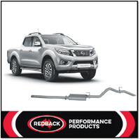 REDBACK 3" 409 STAINLESS STEEL DPF BACK EXHAUST SYSTEM FITS NISSAN NAVARA D23 NP300 2.3L TD 5/2015-ON
