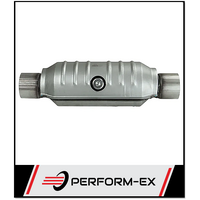 UNIVERSAL EURO 6 ROUND CAT CONVERTER - 2.25" (57MM) 400 CPSI WITH CENTRE O2 (SA6225R2C)