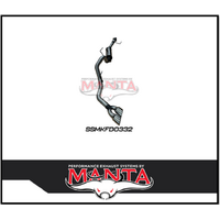 MANTA 3" CAT BACK EXHAUST SYSTEM FITS FORD F150 3.5L V6 SWB & LWB 2023-ON (SSMKFD0332)