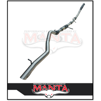 MANTA 3" TURBO BACK EXHAUST SYSTEM WITH CAT/HOTDOG FITS MITSUBISHI PAJERO SPORT QE QF QG 2.4L 4N15 4CYL 2015-2024 (SSMKMI0035)