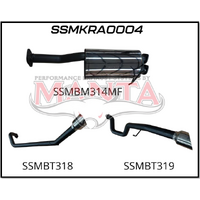 MANTA 3" STAINLESS STEEL CAT BACK EXHAUST FITS RAM 1500 DT 5.7L V8 2020-ON (SSMKRA0004)
