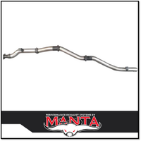 MANTA 4" STAINLESS STEEL DPF BACK EXHAUST SYSTEM FITS TOYOTA LANDCRUISER VDJ79R 4.5L V8 2016-ON