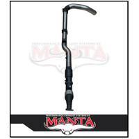 MANTA 4" TURBO BACK SIDE-EXIT EXHAUST SYSTEM WITH CAT FITS TOYOTA LANDCRUISER VDJ79R 4.5L V8 SINGLE CAB 2016-2025 (SSMKTY0388)