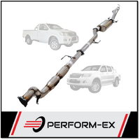 PERFORM-EX 3" STAINLESS STEEL CAT/MUFFLER TURBO BACK EXHAUST SYSTEM FITS TOYOTA HILUX KUN26R 3.0L 4CYL 2005-2015