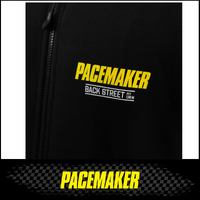 BLACK PACEMAKER HOODIE FEATURING 1972 FORD FALCON XA GT 2 DOOR HARD TOP IN LIME GREEN