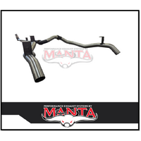 MANTA TWIN 3" STAINLESS STEEL TURBO BACK EXHAUST SYSTEM FITS TOYOTA LANDCRUISER VDJ79R 4.5L V8 2016-2025 (SSMKTY0132)