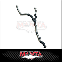 MANTA TWIN 4" STAINLESS STEEL DPF BACK EXHAUST SYSTEM FITS TOYOTA LANDCRUISER VDJ79R 4.5L V8 2016-2025 - PIPE ONLY (SSMKTY0220)