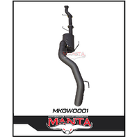 MANTA 3" CAT BACK EXHAUST SYSTEM FITS GWM TANK 300 2.0L 4CYL 2023-ON (MKGW0001)