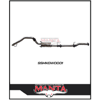 MANTA 3" STAINLESS STEEL CAT BACK EXHAUST SYSTEM FITS GWM TANK 300 2.0L 4CYL 2023-ON (SSMKGW0001)