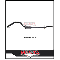 MANTA 3" CAT BACK EXHAUST SYSTEM FITS GWM TANK 300 2.0L 4CYL 2023-ON (MKGW0001)