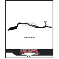 MANTA 3" CAT BACK EXHAUST SYSTEM FITS NISSAN PATROL Y62 5.6L V8 2012-ON - LARGE MUFFLER (MKNI0074)