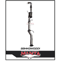 MANTA 3" STAINLESS STEEL CAT BACK EXHAUST SYSTEM FITS GWM TANK 300 2.0L 4CYL 2023-ON (SSMKGW0001)
