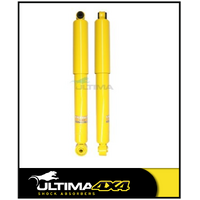 ULTIMA 4X4 NITRO GAS HEAVY DUTY REAR SHOCKS (PAIR) FITS NISSAN NAVARA D40 12/2005-10/2015 (400444)