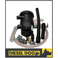 PROVENT CATCH CAN KIT BY DIESEL DOG FITS TOYOTA HILUX GUN126R 2.8L TD 1/2015-ON