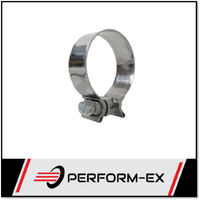 2.25" (57MM) STAINLESS STEEL EXHAUST PIPE CLAMP - ACCUSEAL SINGLE BOLT