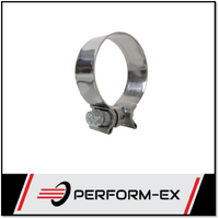 2.5" (63MM) STAINLESS STEEL EXHAUST PIPE CLAMP - ACCUSEAL SINGLE BOLT